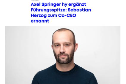 220119 - Axel Springer - Personalie Sebastian